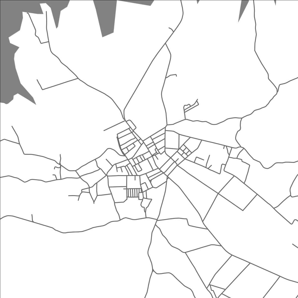 ROAD MAP OF CABACEIRAS DO PARAGUACU, BRAZIL BY MAPBAKES