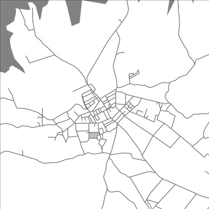 ROAD MAP OF CABACEIRAS DO PARAGUACU, BRAZIL BY MAPBAKES