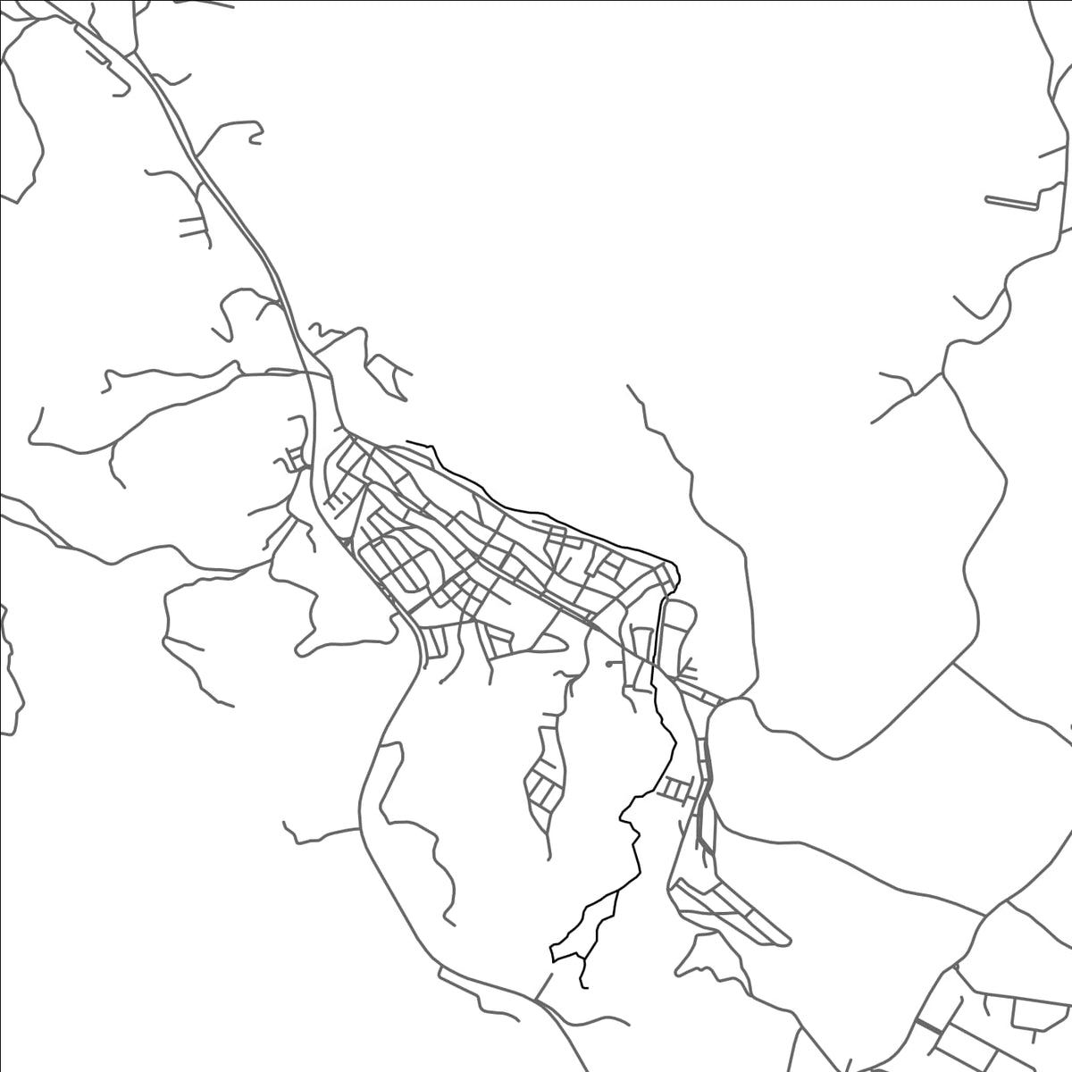 ROAD MAP OF CABO VERDE, BRAZIL BY MAPBAKES