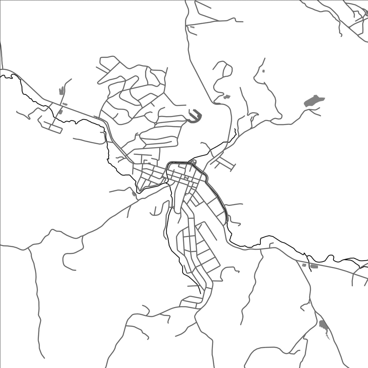 ROAD MAP OF CABREUVA, BRAZIL BY MAPBAKES
