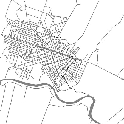ROAD MAP OF CABROBO, BRAZIL BY MAPBAKES
