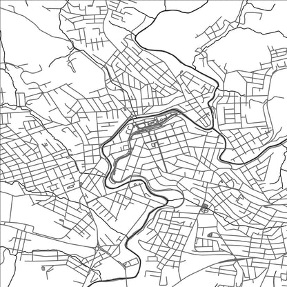 ROAD MAP OF CACADOR, BRAZIL BY MAPBAKES
