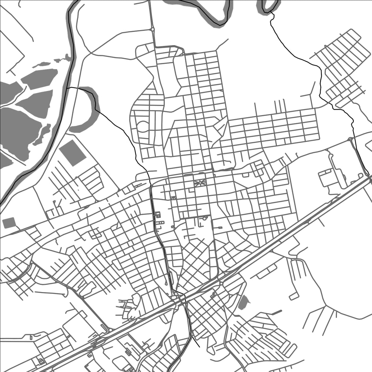 ROAD MAP OF CACAPAVA DO SUL, BRAZIL BY MAPBAKES