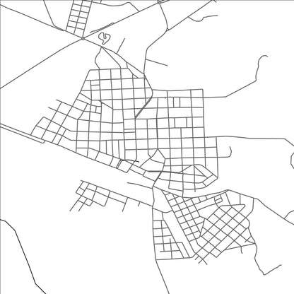 ROAD MAP OF CACEQUI, BRAZIL BY MAPBAKES
