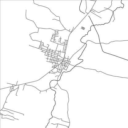 ROAD MAP OF CACHOEIRA DOS INDIOS, BRAZIL BY MAPBAKES