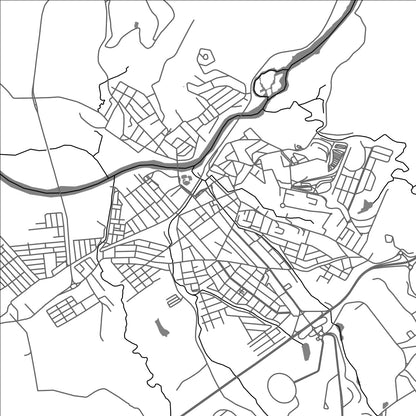 ROAD MAP OF CACHOEIRA PAULISTA, BRAZIL BY MAPBAKES