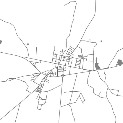 ROAD MAP OF CACIMBINHAS, BRAZIL BY MAPBAKES
