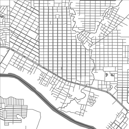 ROAD MAP OF CACOAL, BRAZIL BY MAPBAKES