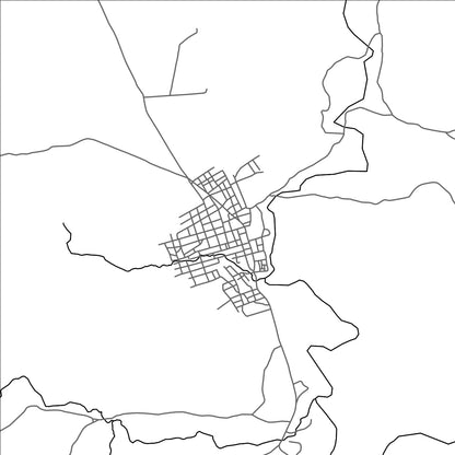 ROAD MAP OF CAETANO, BRAZIL BY MAPBAKES