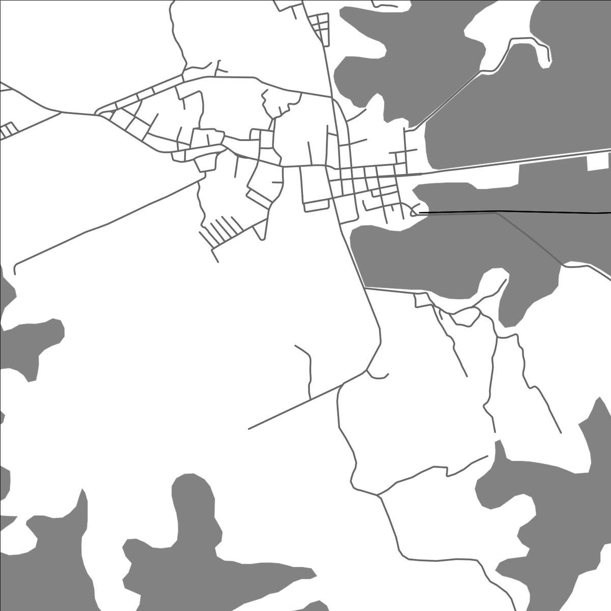 ROAD MAP OF CAJAPIO, BRAZIL BY MAPBAKES