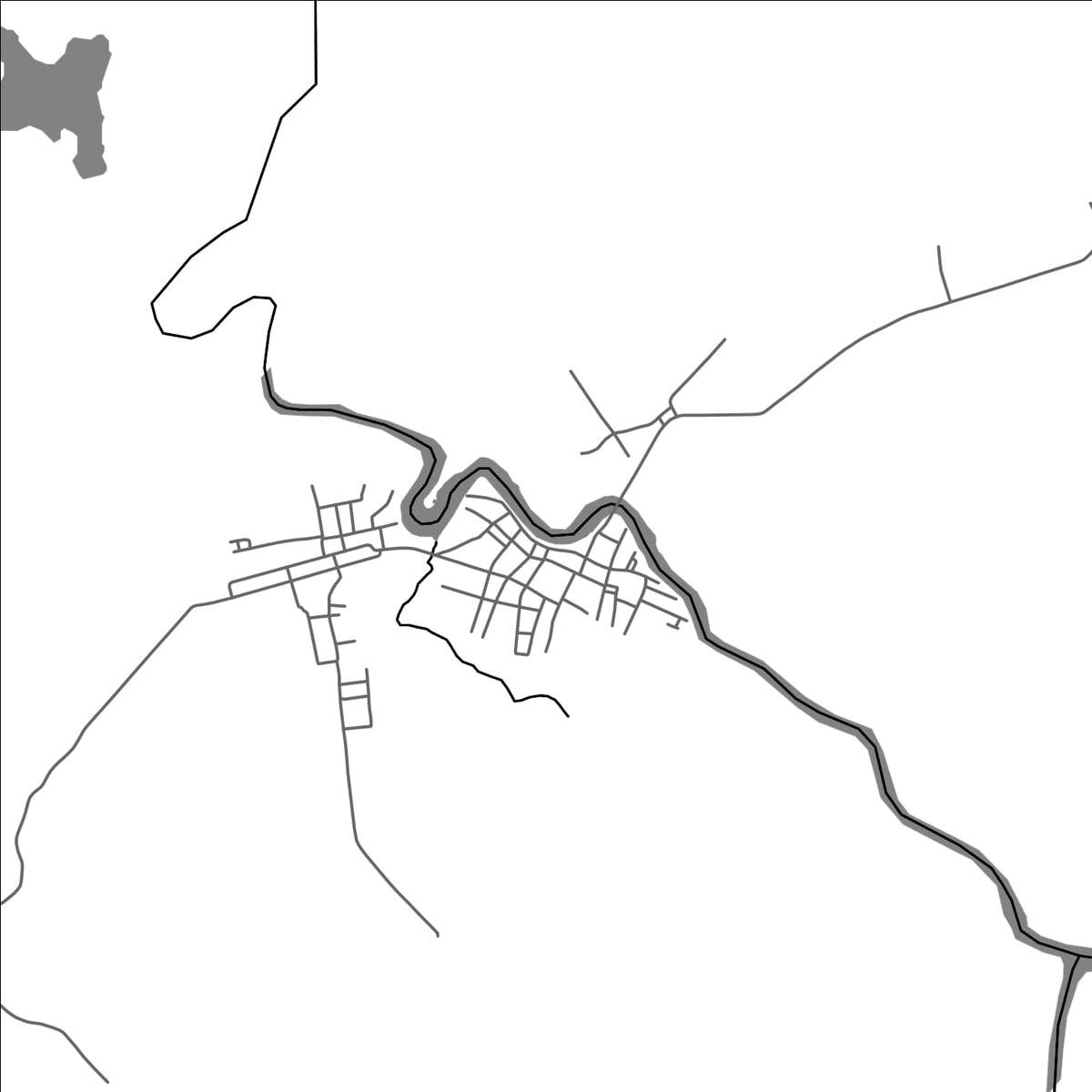 ROAD MAP OF CAJARI, BRAZIL BY MAPBAKES