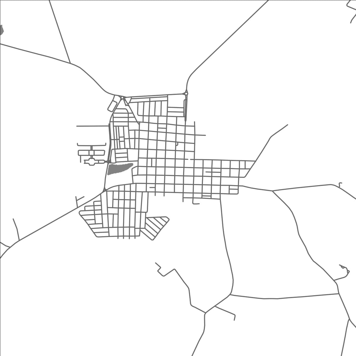 ROAD MAP OF CAJOBI, BRAZIL BY MAPBAKES