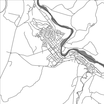 ROAD MAP OF CAJUEIRO, BRAZIL BY MAPBAKES