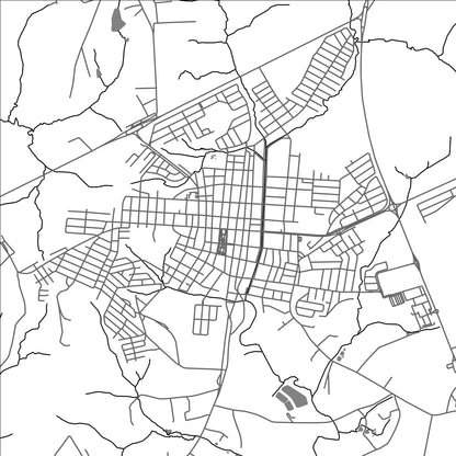 ROAD MAP OF CAJURU, BRAZIL BY MAPBAKES
