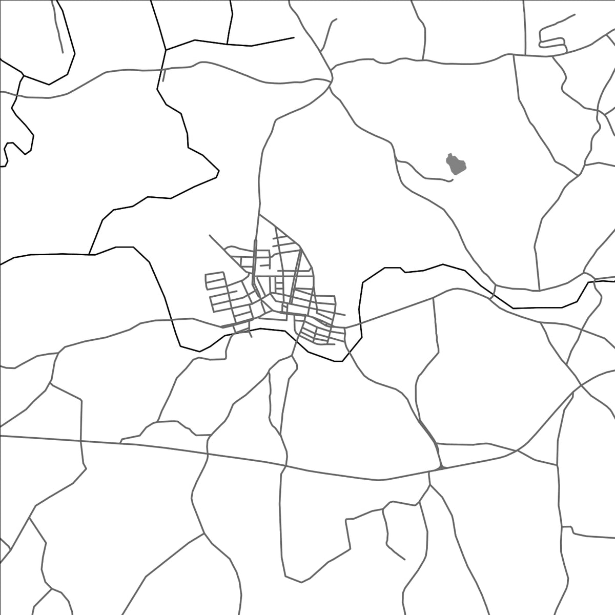 ROAD MAP OF CALCADO, BRAZIL BY MAPBAKES