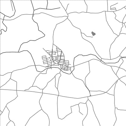 ROAD MAP OF CALCADO, BRAZIL BY MAPBAKES