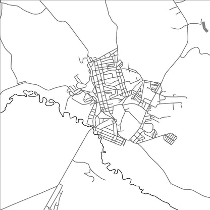 ROAD MAP OF CAMACAN, BRAZIL BY MAPBAKES