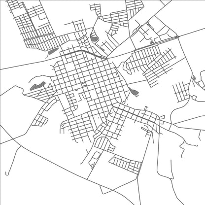 ROAD MAP OF CAMBARA, BRAZIL BY MAPBAKES