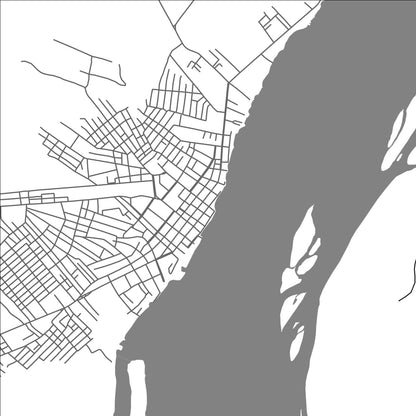 ROAD MAP OF CAMETA, BRAZIL BY MAPBAKES
