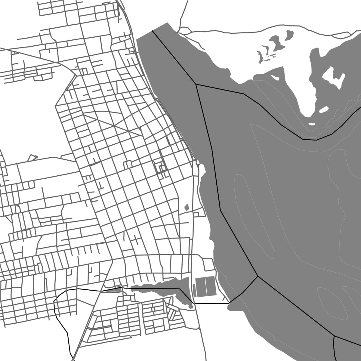 ROAD MAP OF CAMOCIM, BRAZIL BY MAPBAKES