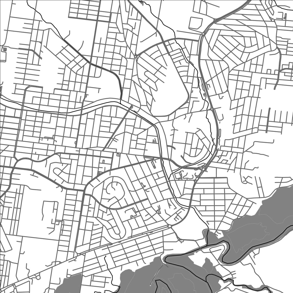ROAD MAP OF CAMPO BOM, BRAZIL BY MAPBAKES