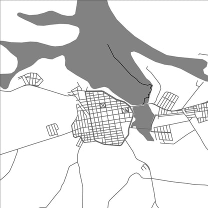 ROAD MAP OF CAMPO DO MEIO, BRAZIL BY MAPBAKES