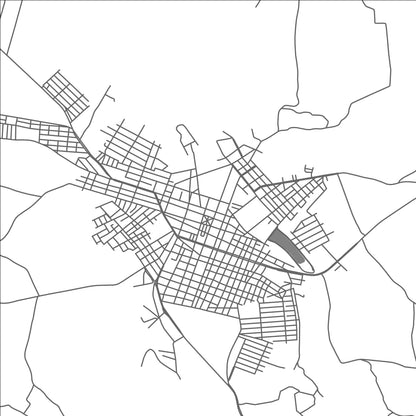 ROAD MAP OF CAMPOS GERAIS, BRAZIL BY MAPBAKES