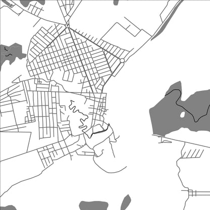 ROAD MAP OF CANANEIA, BRAZIL BY MAPBAKES