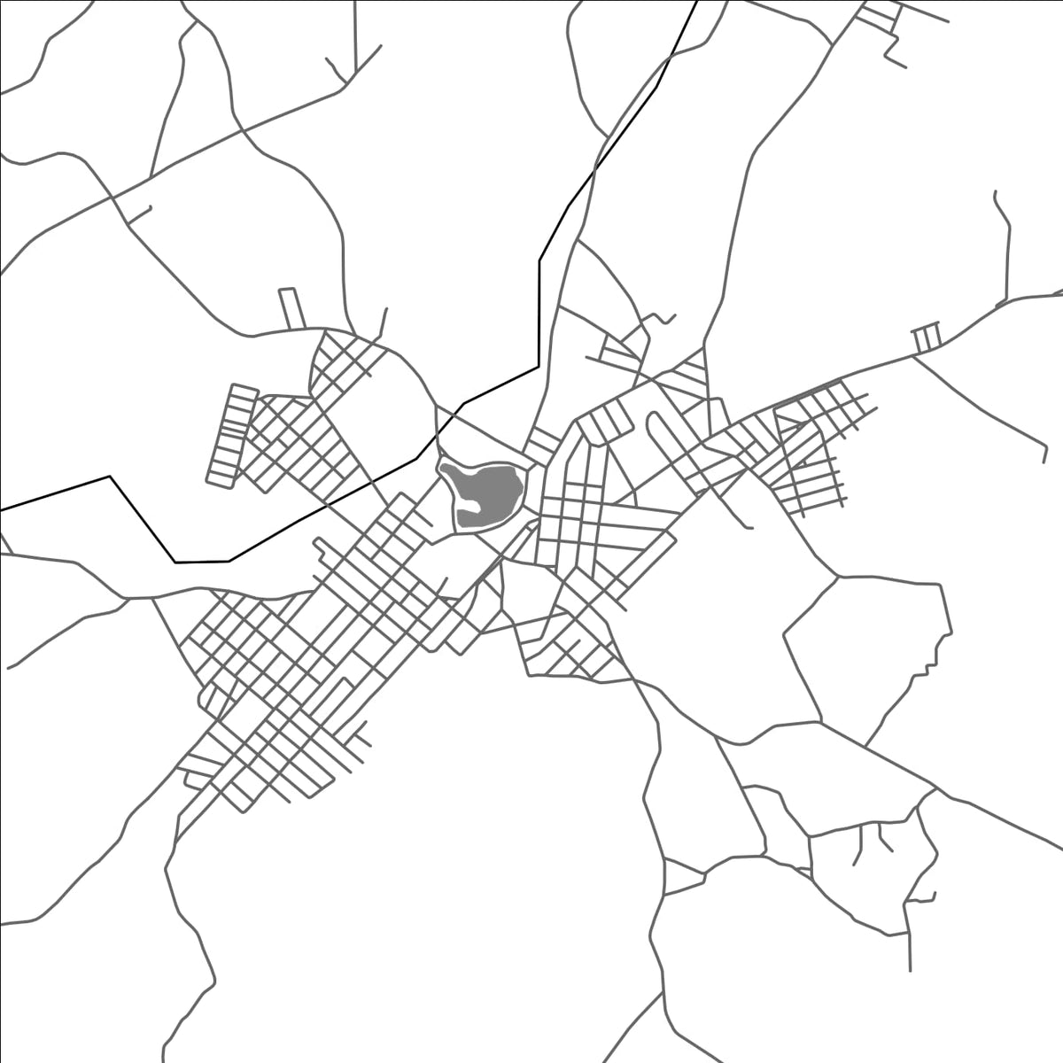 ROAD MAP OF CANDIBA, BRAZIL BY MAPBAKES