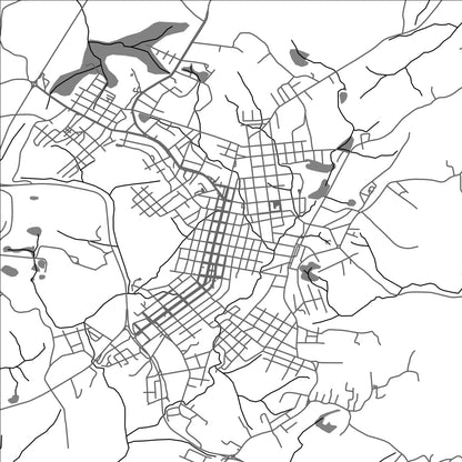 ROAD MAP OF CANGUCU, BRAZIL BY MAPBAKES