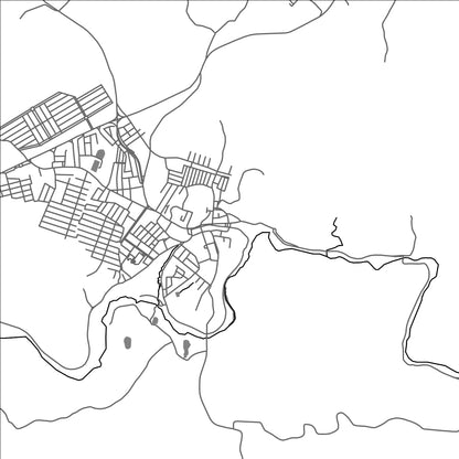 ROAD MAP OF CANHOTINHO, BRAZIL BY MAPBAKES