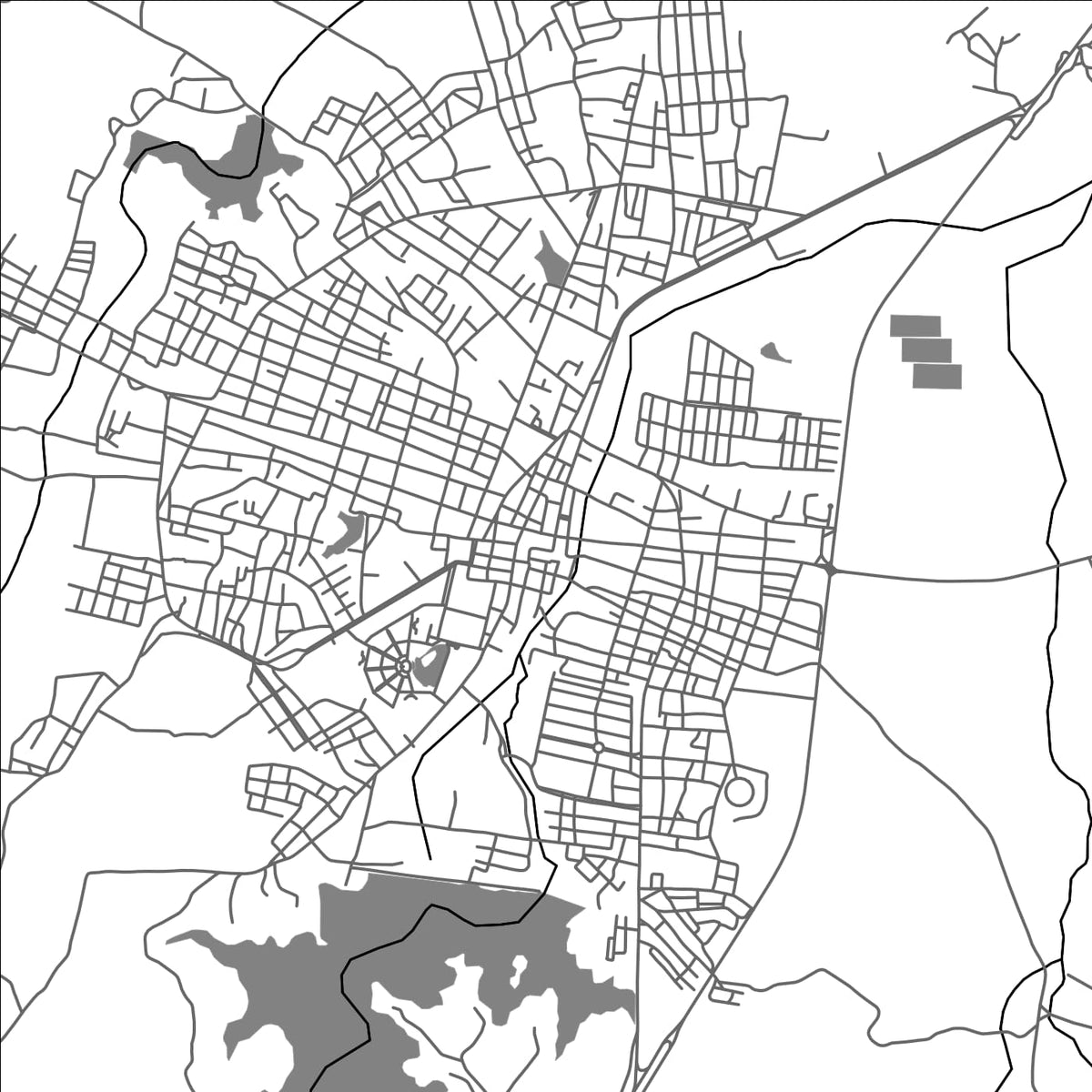 ROAD MAP OF CANINDE, BRAZIL BY MAPBAKES