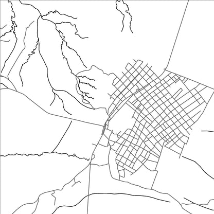 ROAD MAP OF GILBUES, BRAZIL BY MAPBAKES