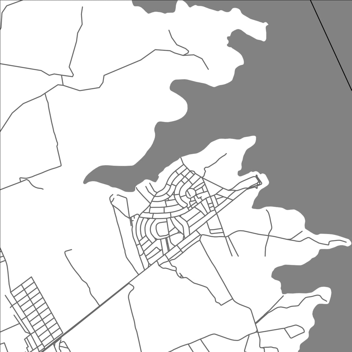 ROAD MAP OF GLORIA, BRAZIL BY MAPBAKES