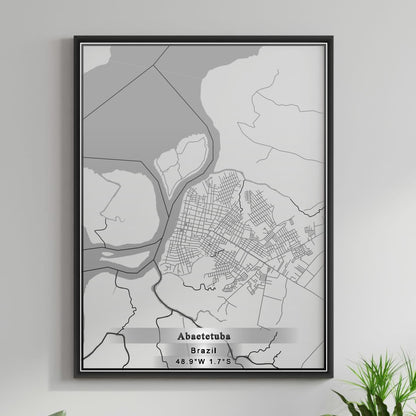 ROAD MAP OF ABAETETUBA, BRAZIL BY MAPBAKES