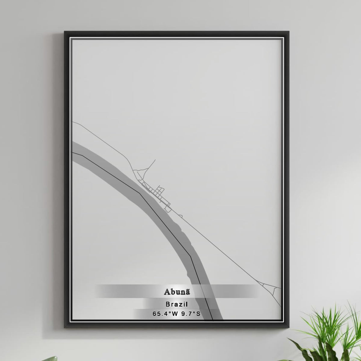 ROAD MAP OF ABUNA, BRAZIL BY MAPBAKES