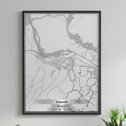 ROAD MAP OF AIMORES, BRAZIL BY MAPBAKES