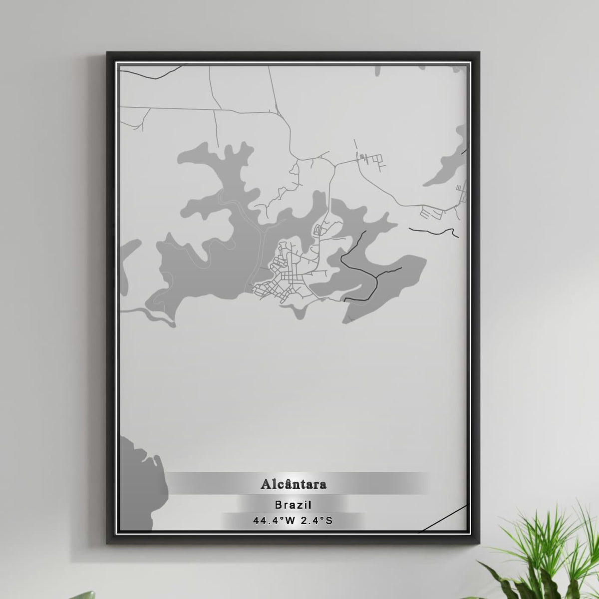 ROAD MAP OF ALCANTARA, BRAZIL BY MAPBAKES