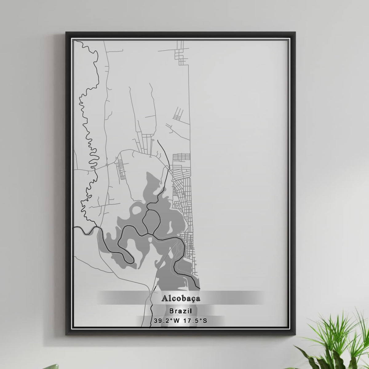 ROAD MAP OF ALCOBACA, BRAZIL BY MAPBAKES