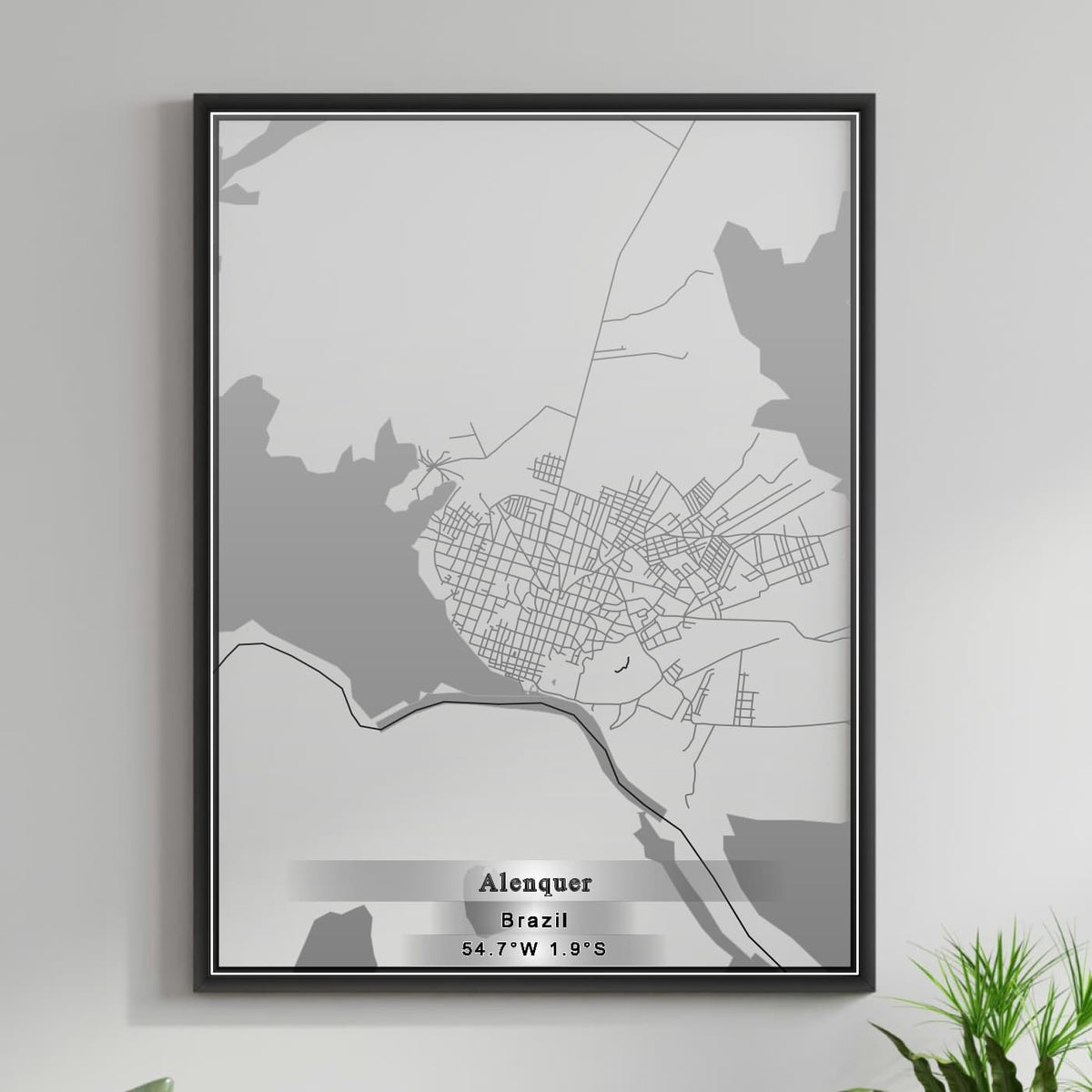 ROAD MAP OF ALENQUER, BRAZIL BY MAPBAKES