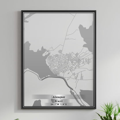 ROAD MAP OF ALENQUER, BRAZIL BY MAPBAKES