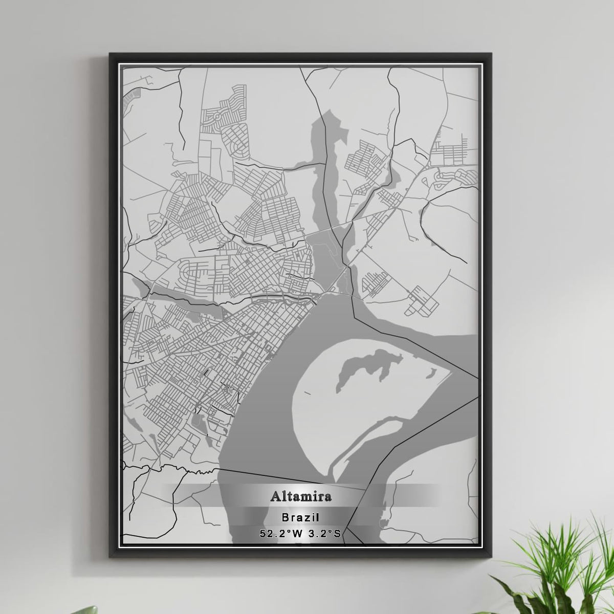 ROAD MAP OF ALTAMIRA, BRAZIL BY MAPBAKES