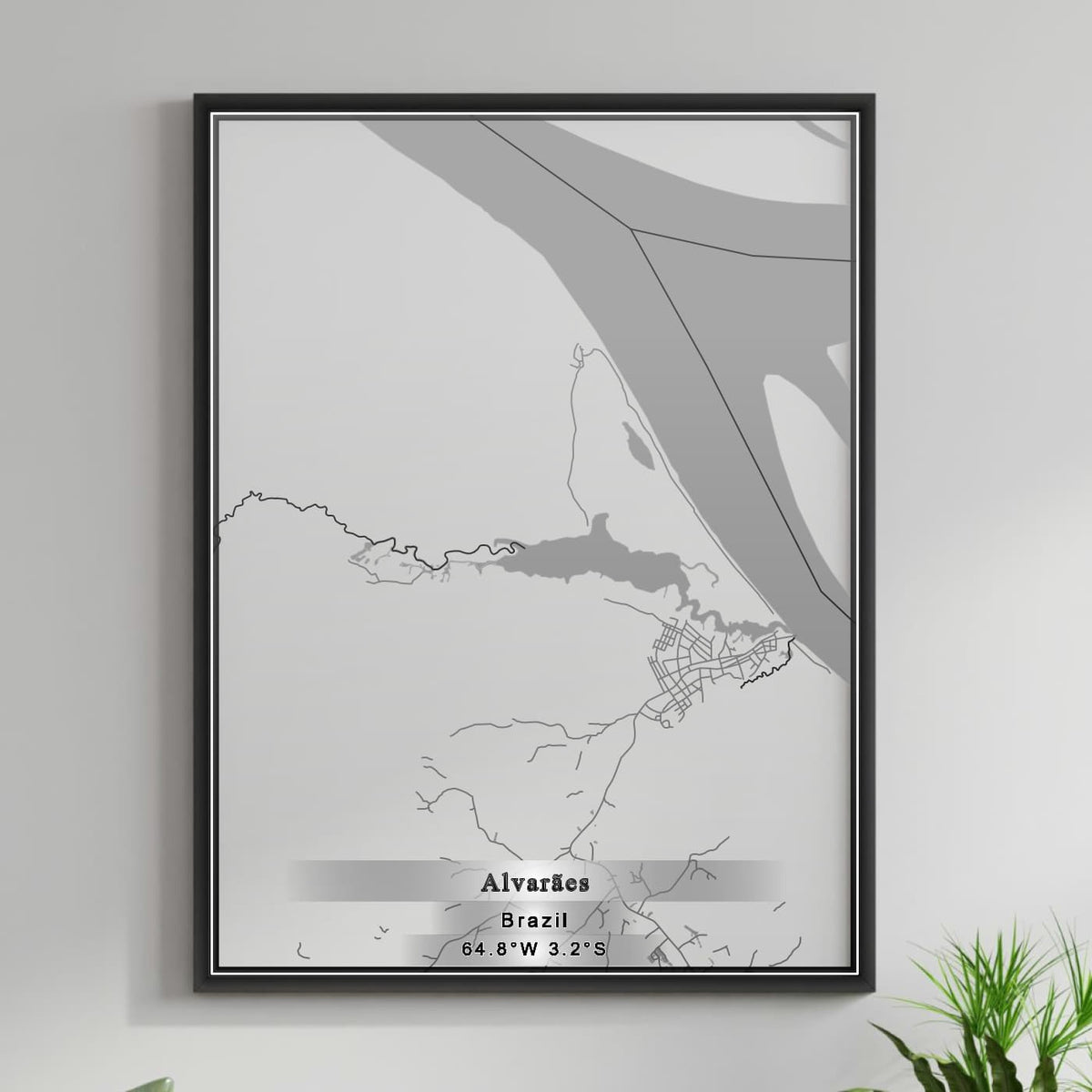ROAD MAP OF ALVARAES, BRAZIL BY MAPBAKES