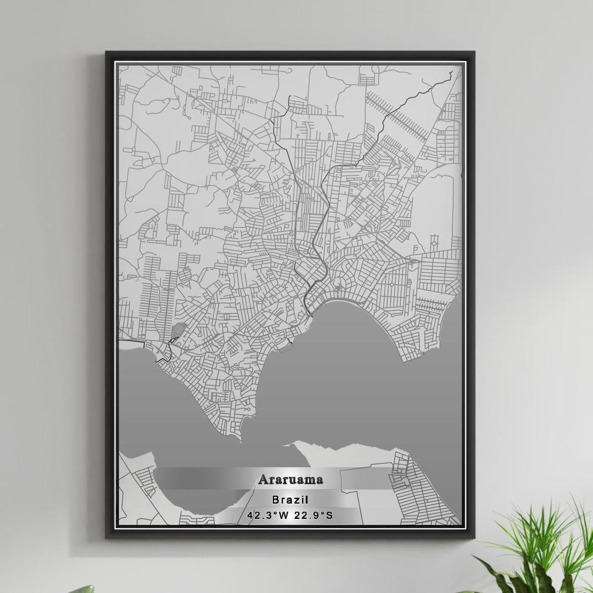 ROAD MAP OF ARARUAMA, BRAZIL BY MAPBAKES