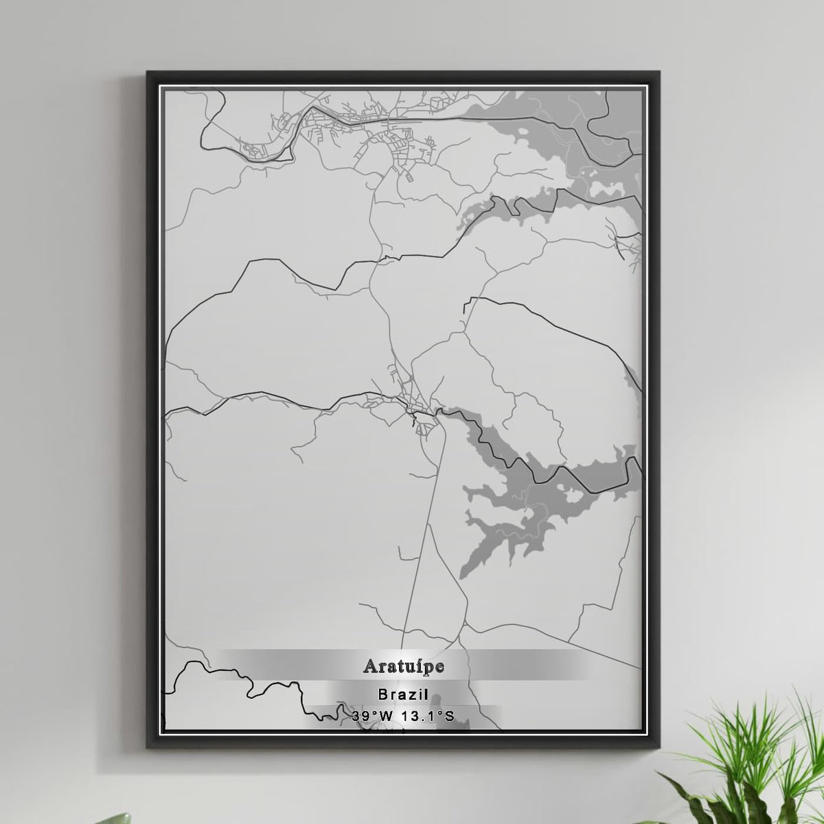 ROAD MAP OF ARATUIPE, BRAZIL BY MAPBAKES