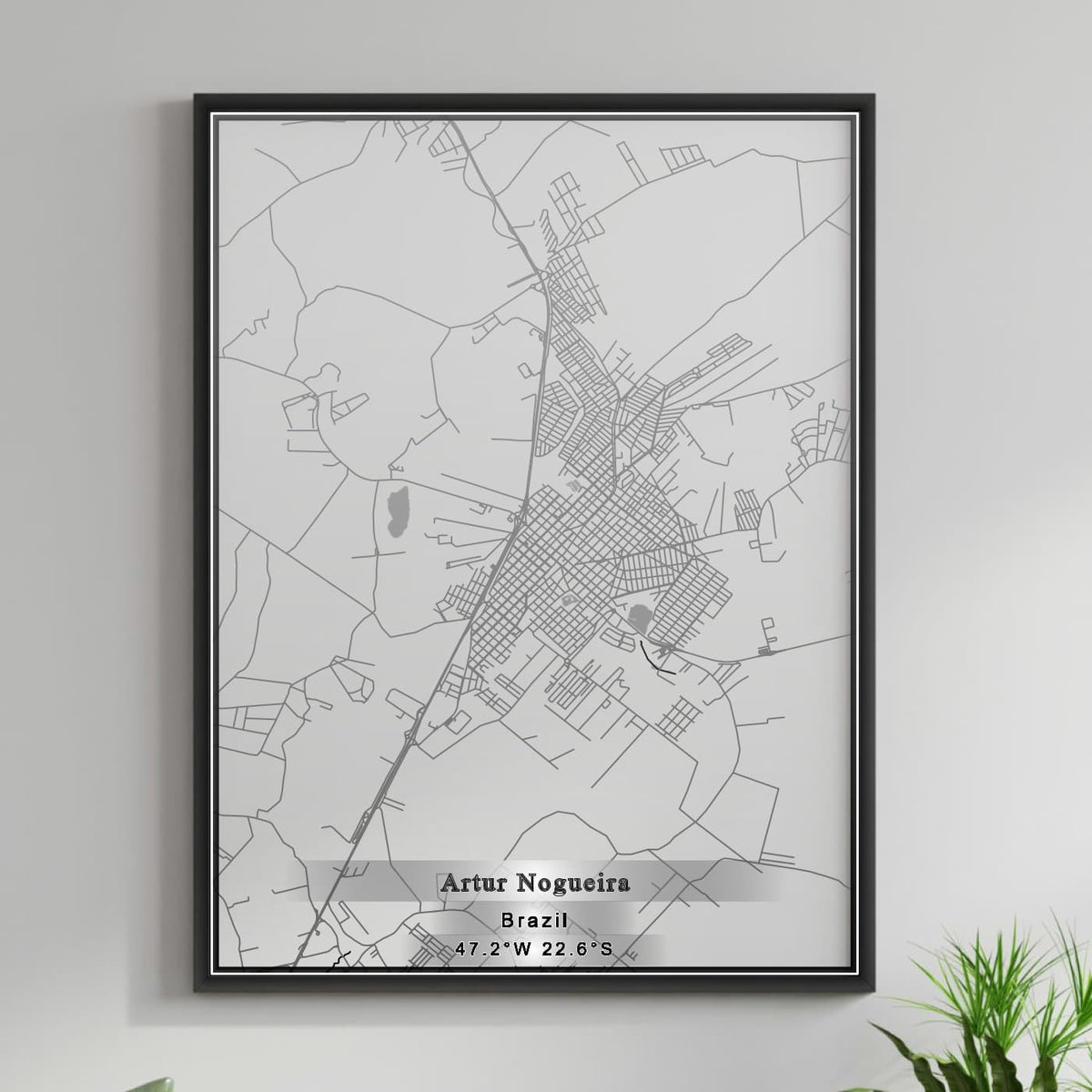 ROAD MAP OF ARTUR NOGUEIRA, BRAZIL BY MAPBAKES