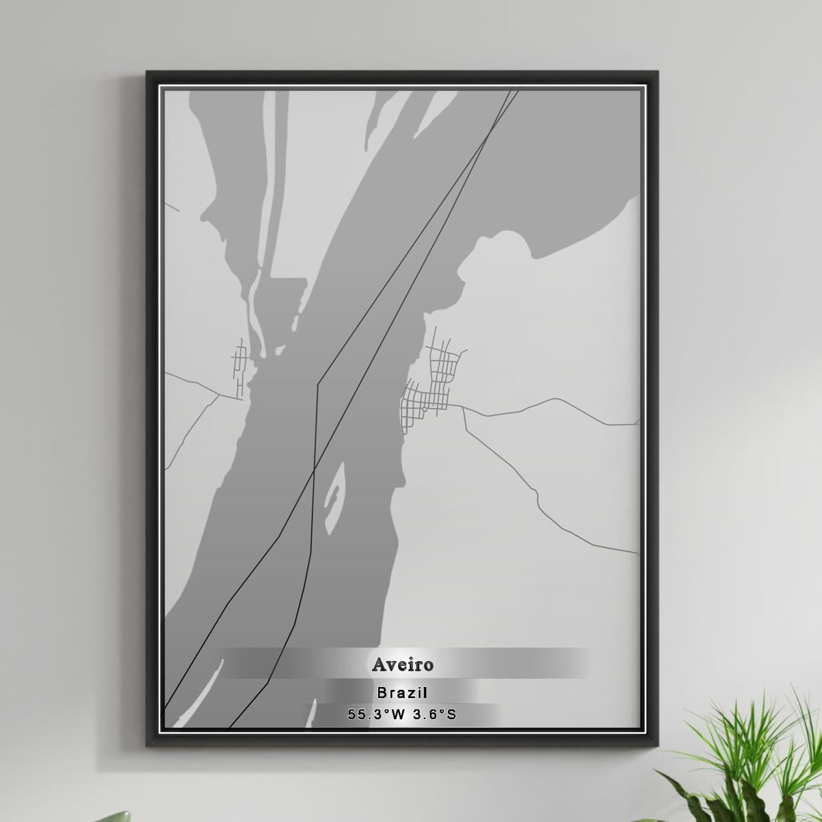 ROAD MAP OF AVEIRO, BRAZIL BY MAPBAKES