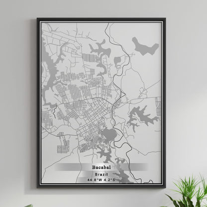 ROAD MAP OF BACABAL, BRAZIL BY MAPBAKES