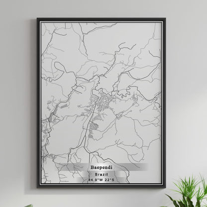 ROAD MAP OF BAEPENDI, BRAZIL BY MAPBAKES