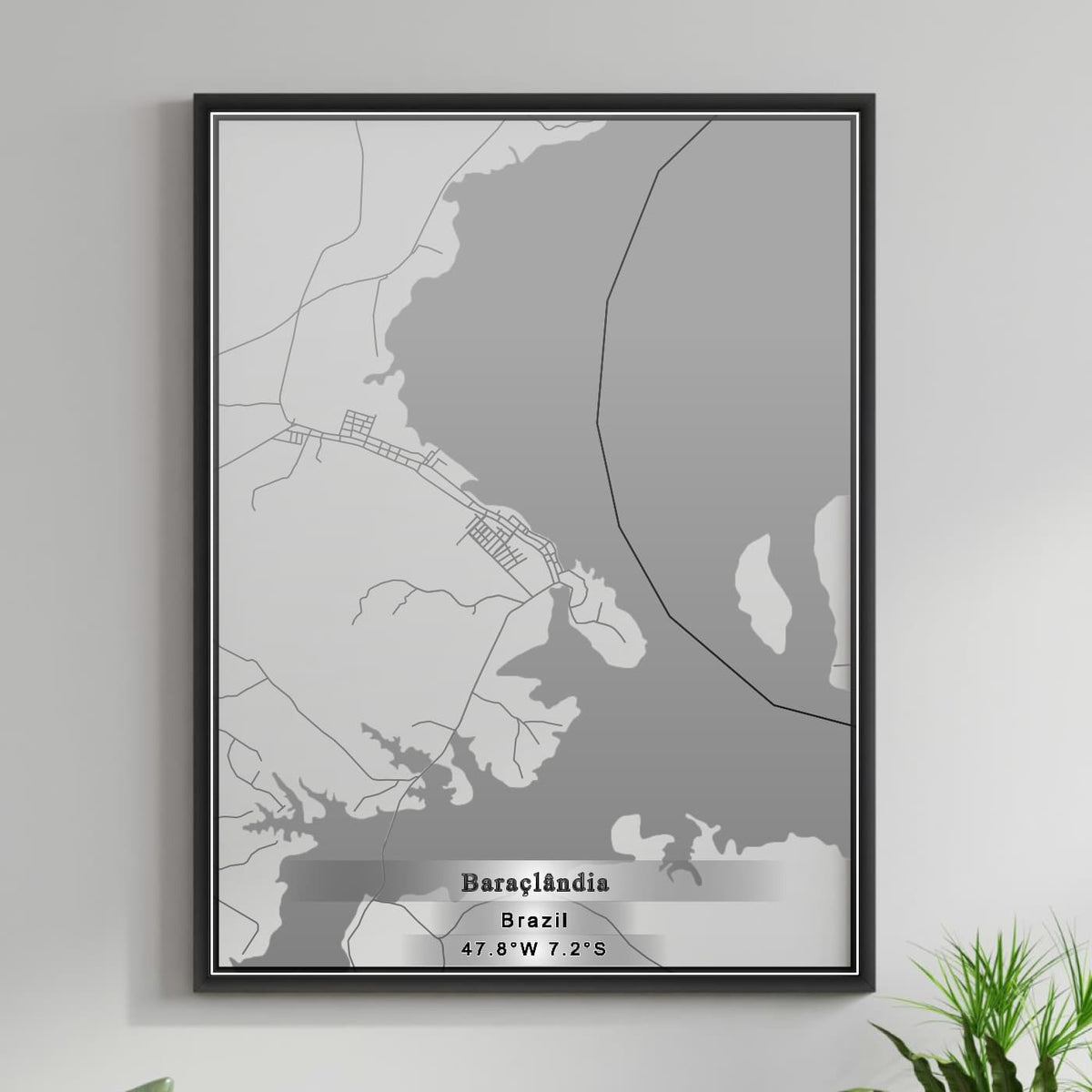 ROAD MAP OF BARACLANDIA, BRAZIL BY MAPBAKES